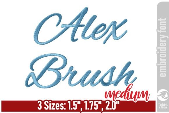 Alex Brush Script Embroidery Font: A Designer's Guide