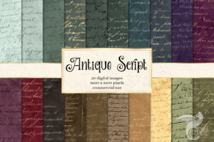 Antique Script Digital Paper: A Designer's Guide to Vintage Charm