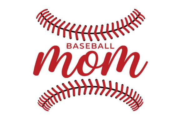 Baseball Mom Stitch Script Red SVG: A Designer's Playbook
