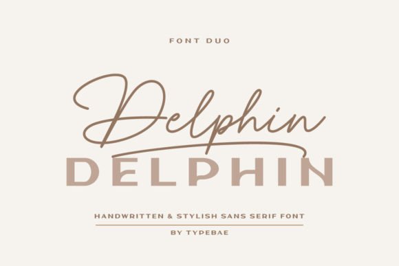 Delphin: A Font Pairing for Modern Brand Identity