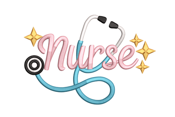 Give Fabrics a Fresh Look with Nurse Script Embroidery