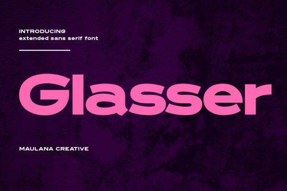 Glasser: A Modern Wide Sans for Bold Visuals