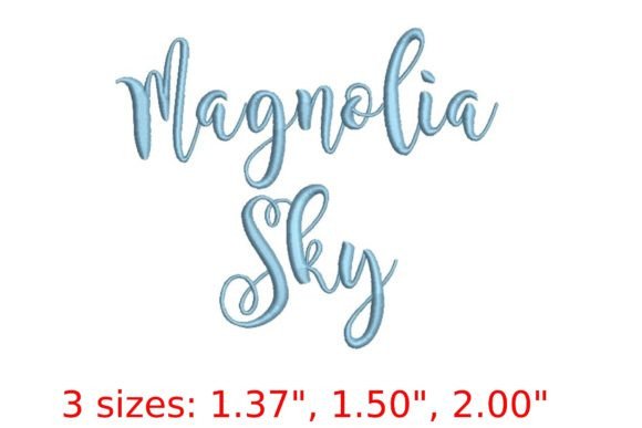 Magnolia Sky Embroidery Font: A Designer's Guide