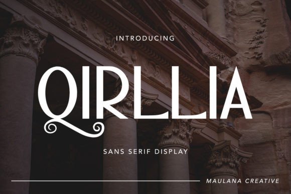 Qirllia: A Modern Display Font with Personality