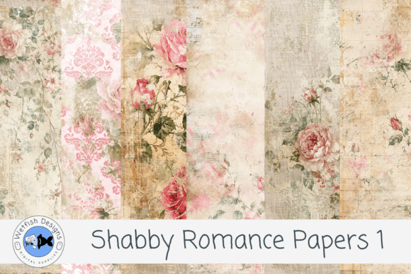 Shabby Romance Papers 1: Vintage Charm for Your Projects