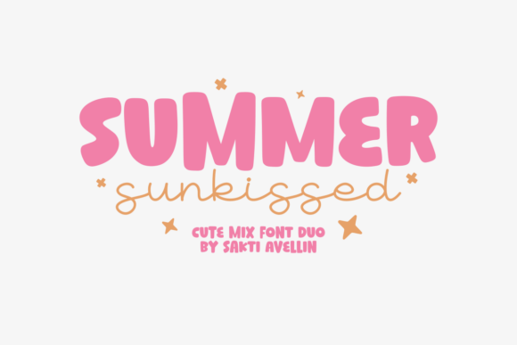 Summer Sunkissed: The Handmade Font for Joyful Design