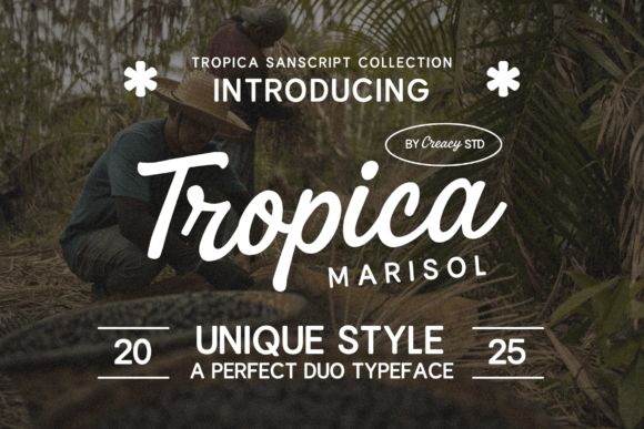 Tropica Marisol Duo: A Modern Vintage Typeface